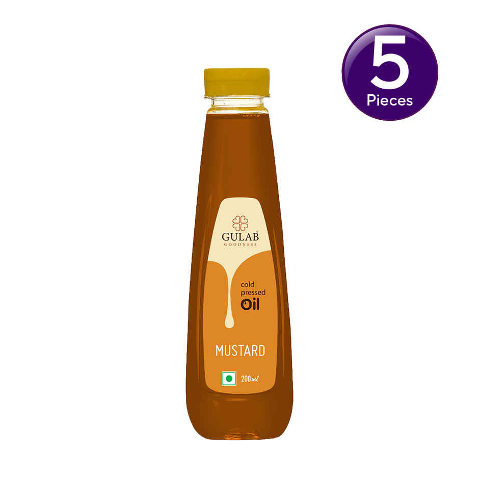 GULAB Cold Pressed Mustard Oil Combo 