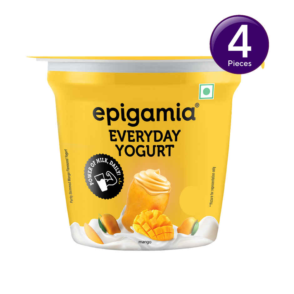 Epigamia Mango Flavoured Yogurt Combo     
