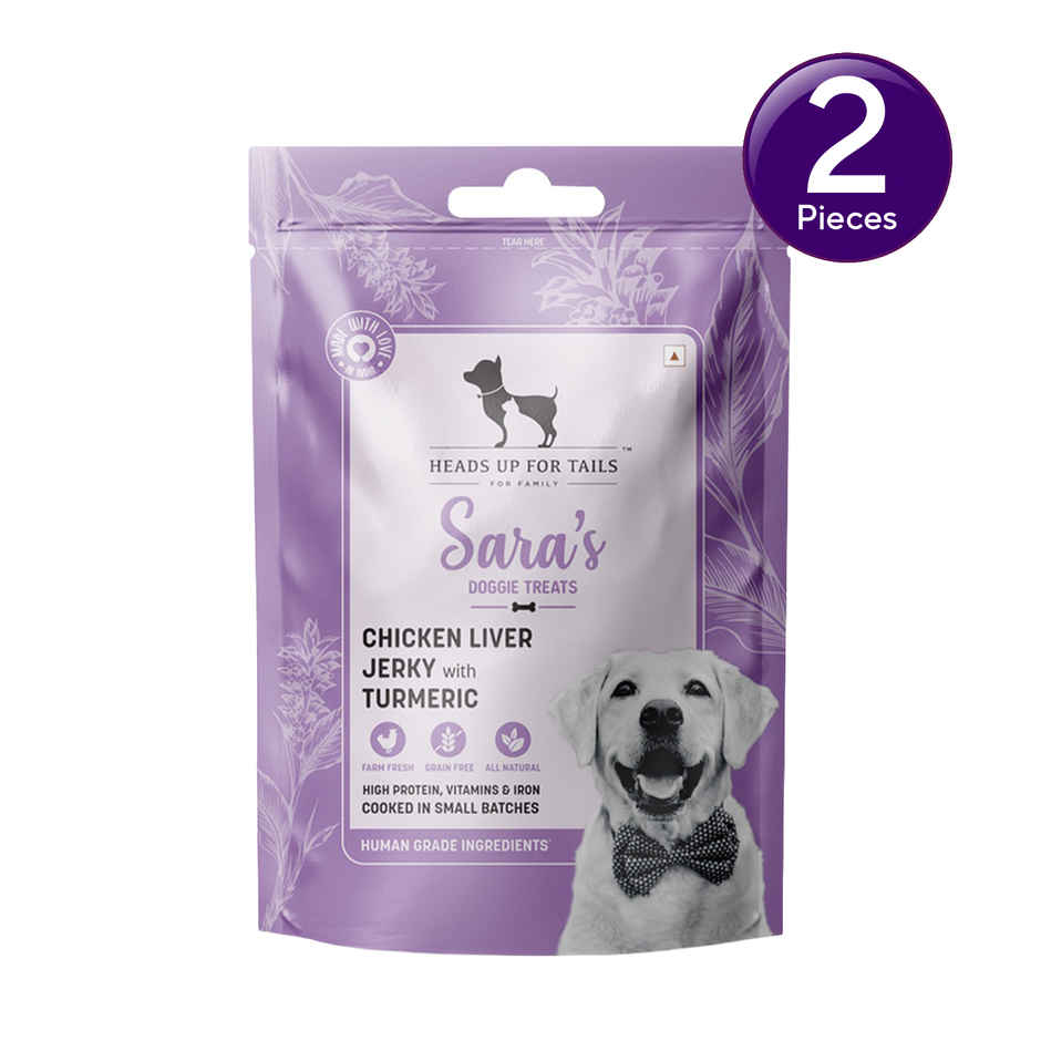 HUFT Sara's Chicken Liver Jerky With TurmericPacket Combo
