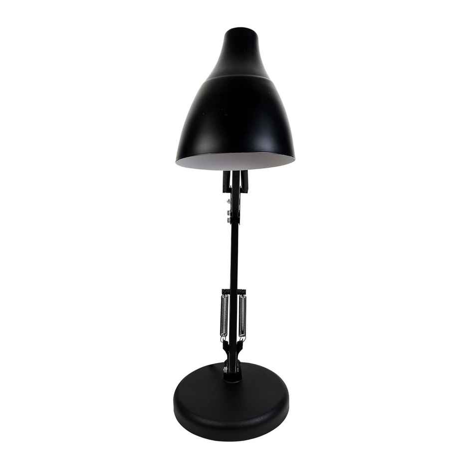 Lexton Black Table Desk Lamp for Studying & Reading | Bulb Not Included Pack-1 Plastic