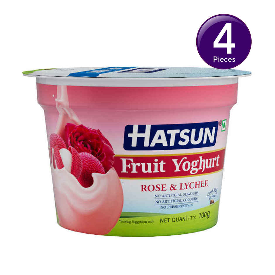 Hatsun Fruit Yoghurt Rose And Lychee  Combo
