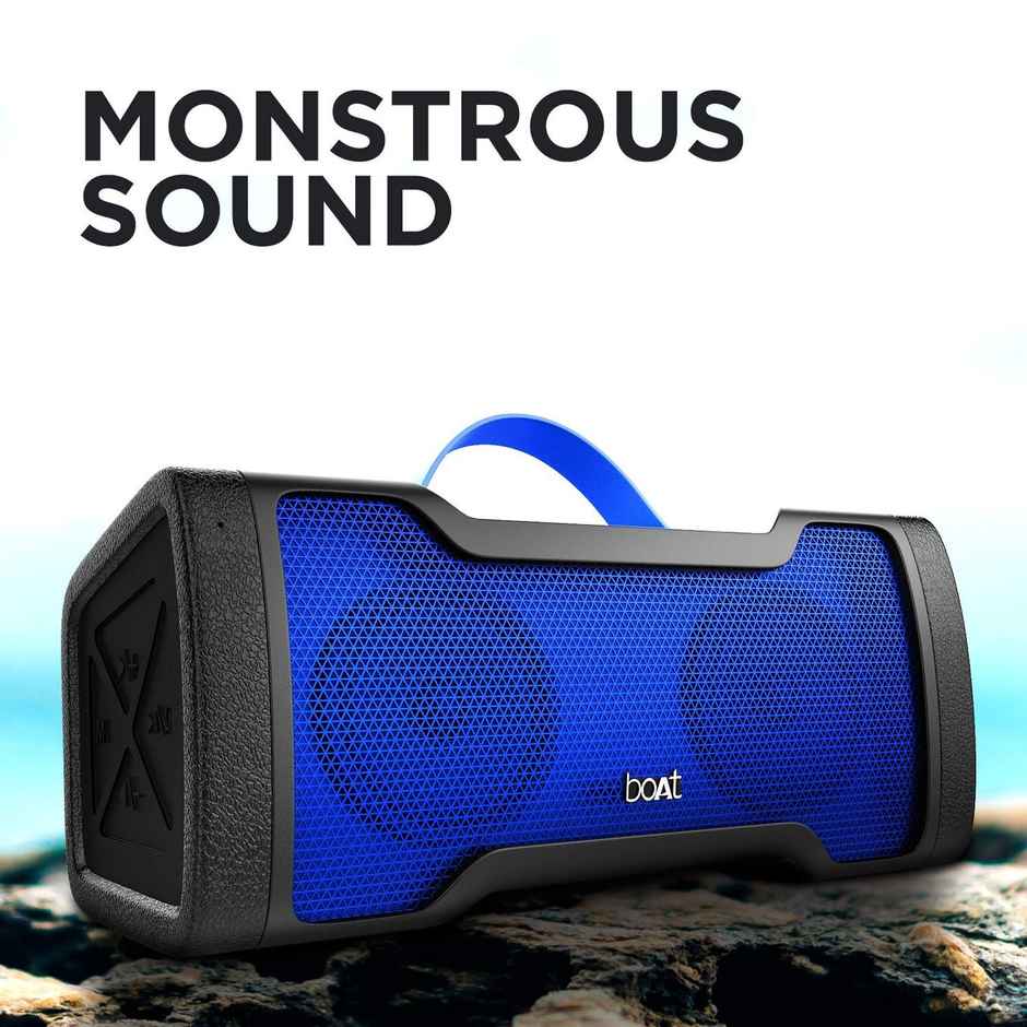 boAt Stone 1010 14W Bluetooth Speaker with 8 Hours Playback, Bluetooth v5.0 & IPX5 (Navy Blue)