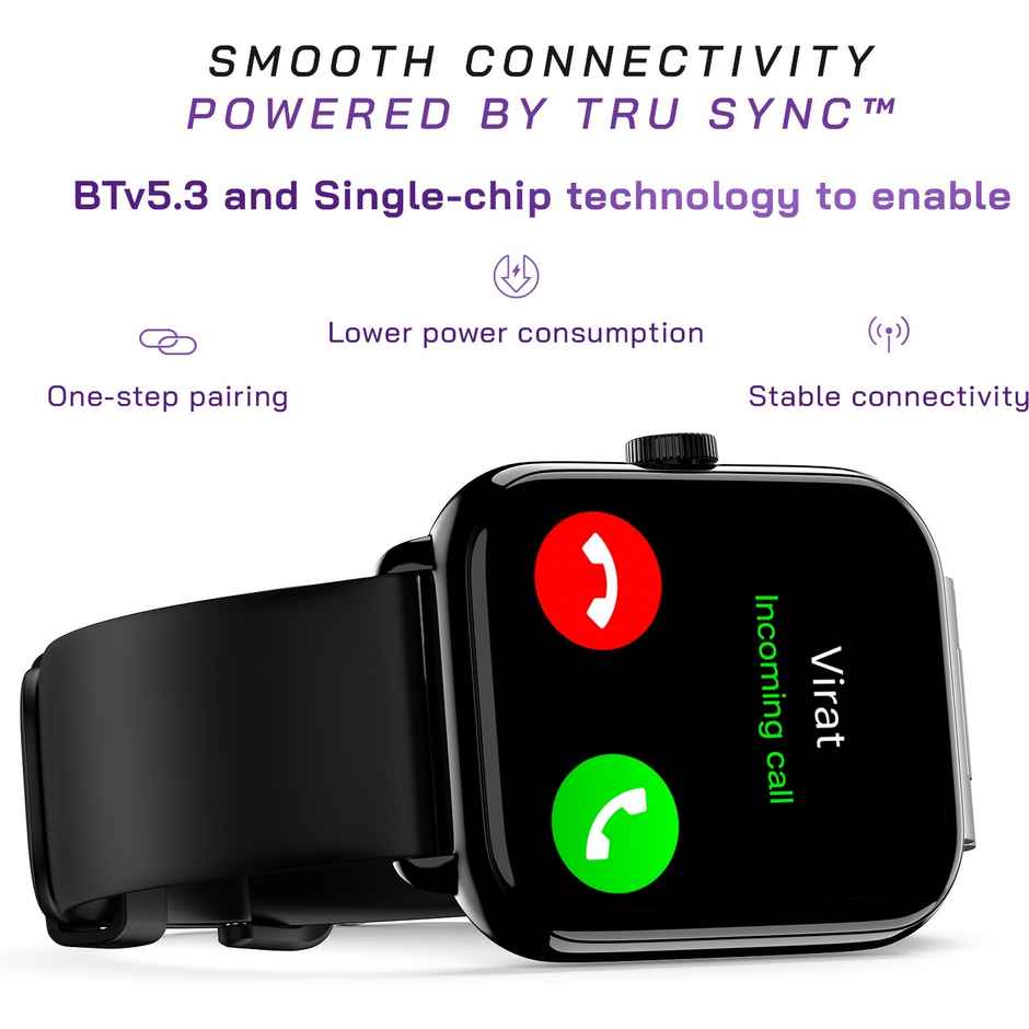 Noise ColorFit Icon 3 Plus Smartwatch | Jet Black