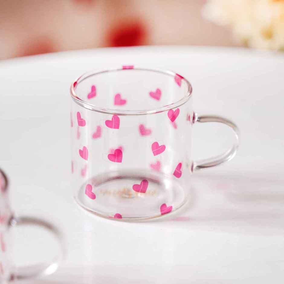 Nestasia Little Hearts Glass Small Cup
