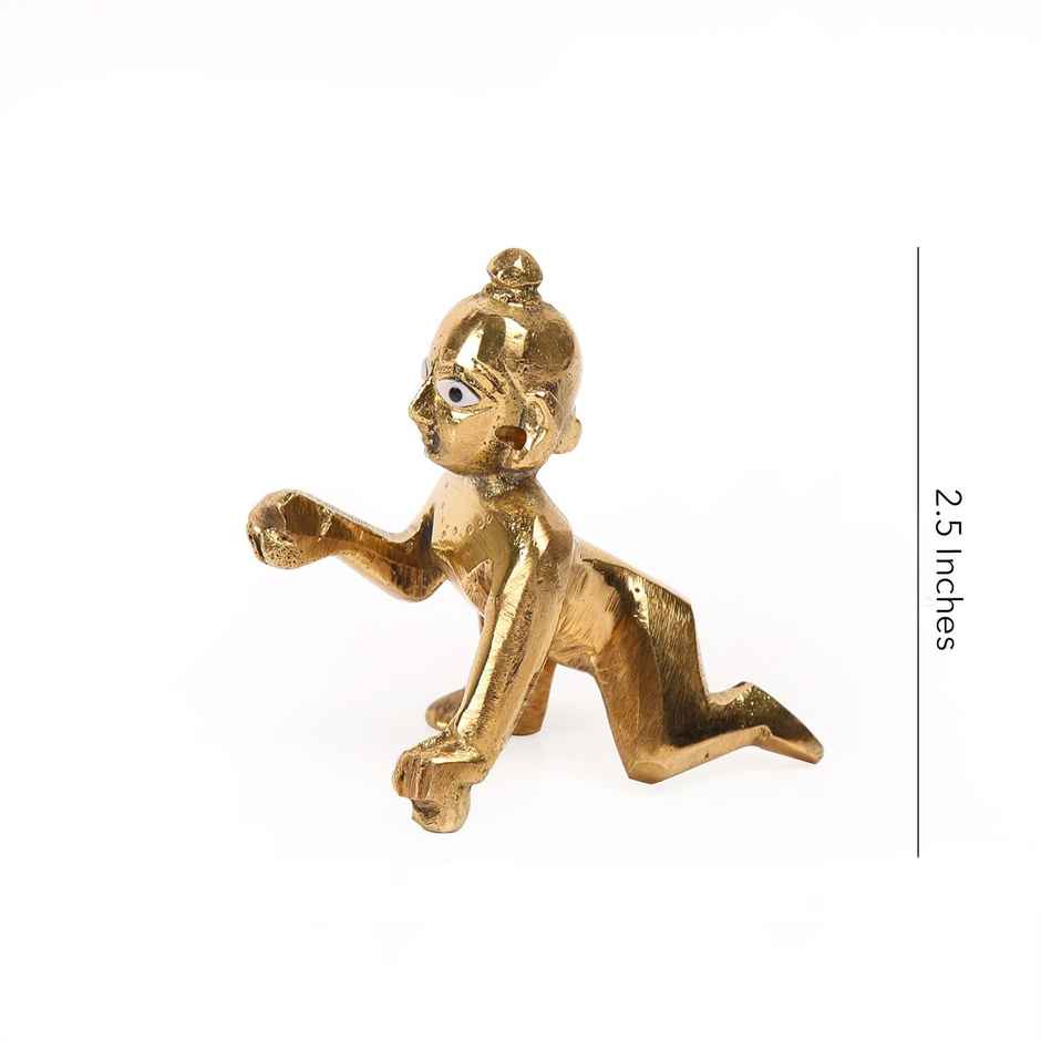 Laddoo Gopal Idol | Size 2 | 3.15 Inch | Pichai