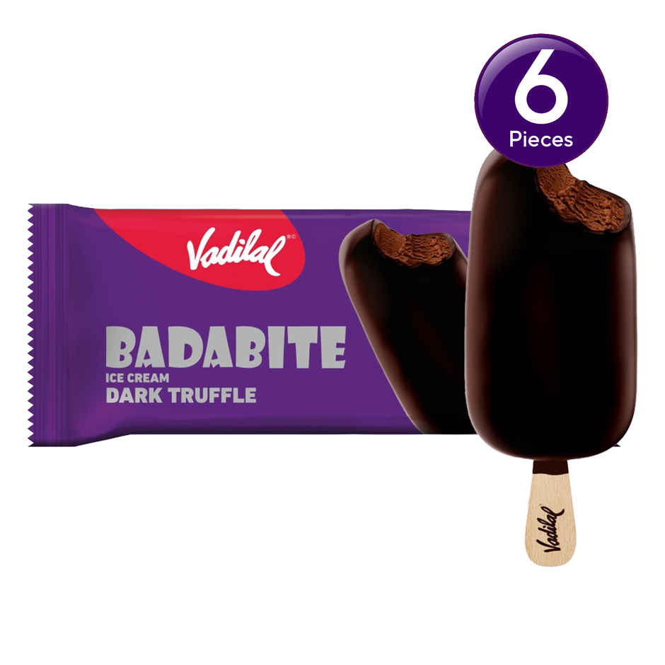 Vadilal Dark Truffle Badabite Ice Cream Stick  Combo
