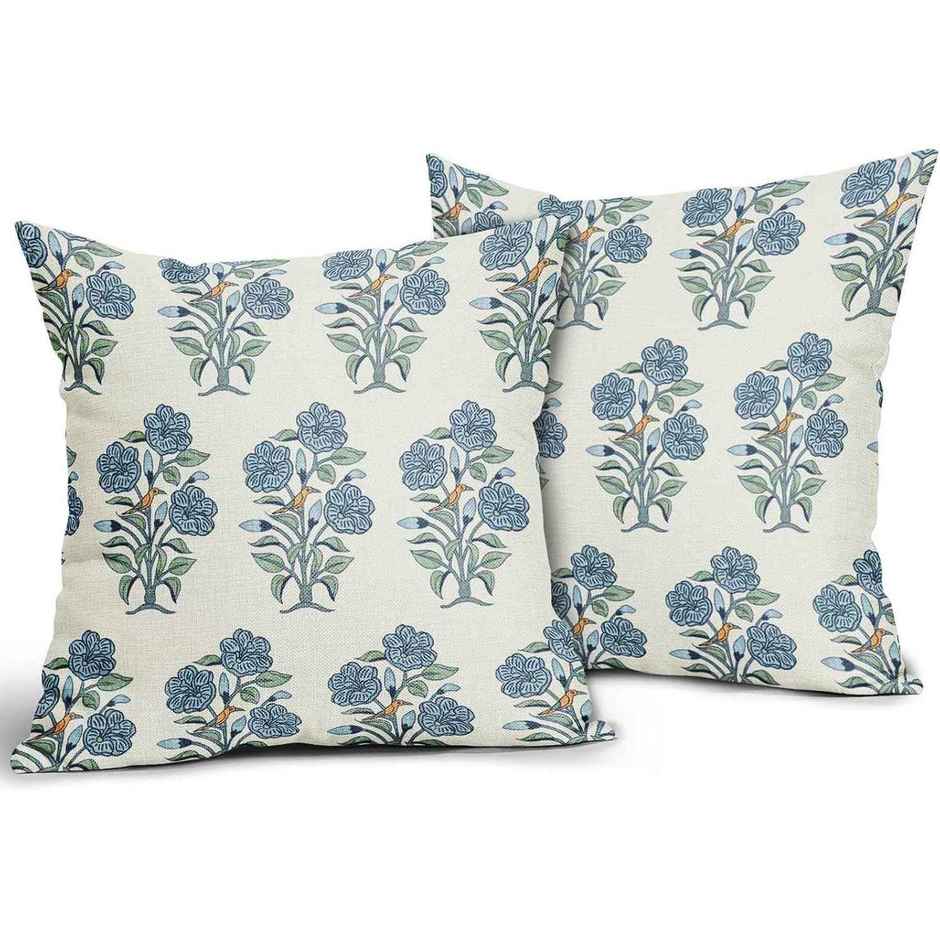 Status Printed Cushion Cover Set of 2 | 16 x 16 in | Design May Vary | Assorted