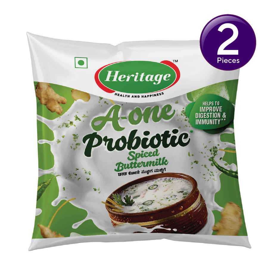 Heritage A-one Probiotic Spiced Buttermilk Combo 
