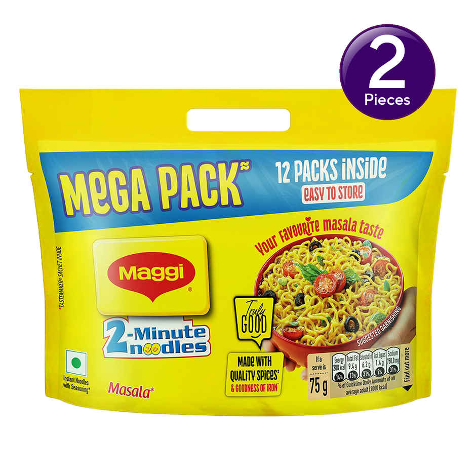 MAGGI 2-Minute Instant Noodles Combo | Masala Noodles | Made With Quality Spices