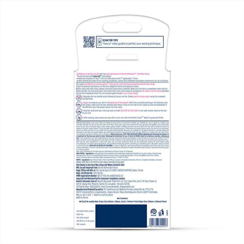 Veet Professional Face Wax Strips