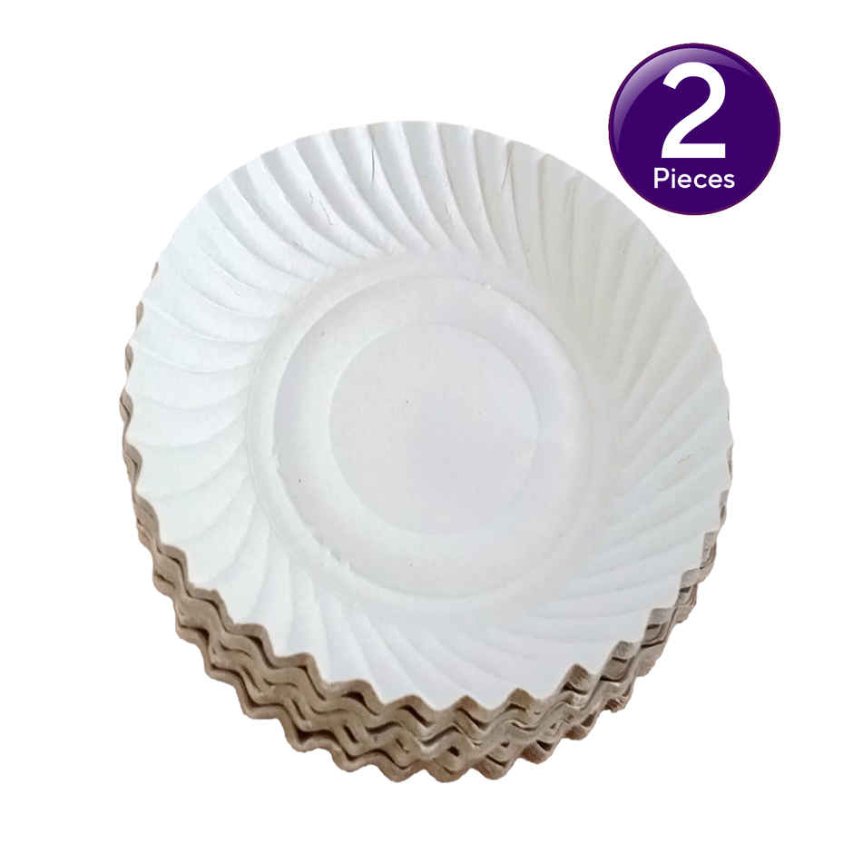 Disposable Paper Plates | 7 inch | Naturepac Combo
