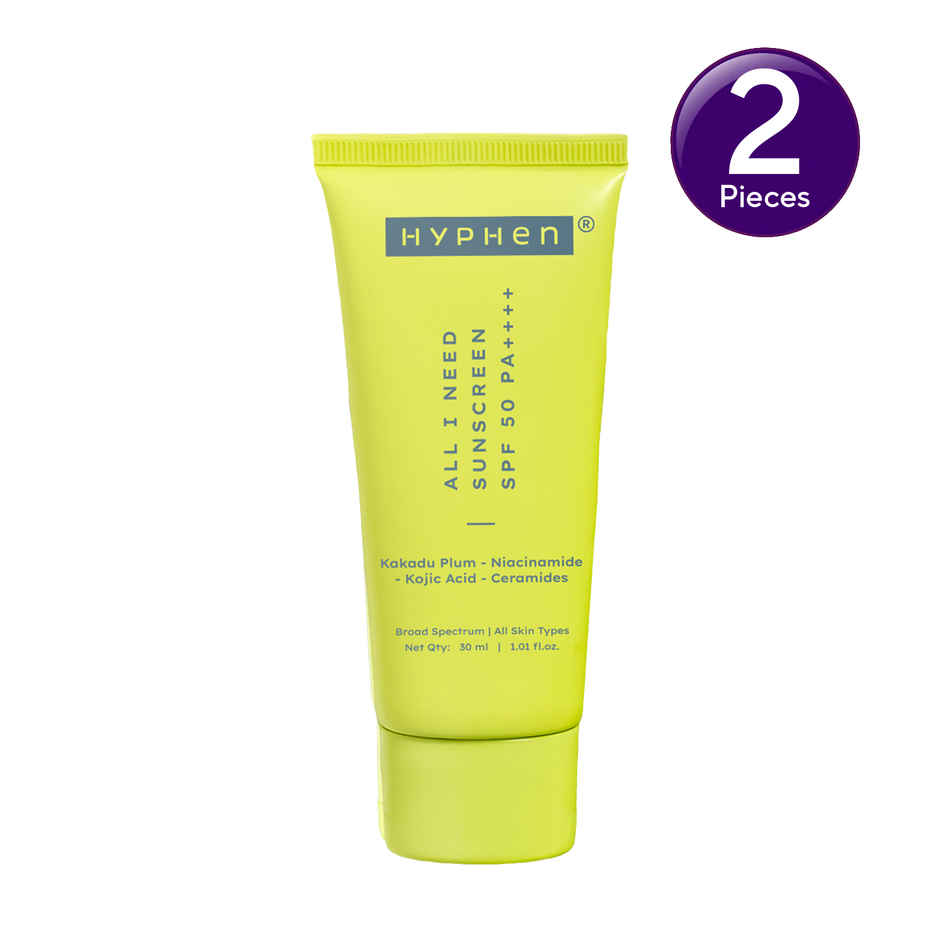 Hyphen All I Need SPF50 PA++++ Sunscreen with Niacinamide Combo      