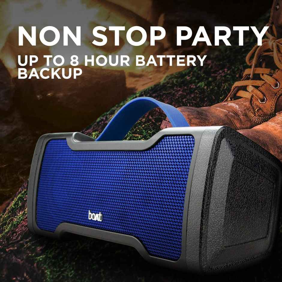 boAt Stone 1010 14W Bluetooth Speaker with 8 Hours Playback, Bluetooth v5.0 & IPX5 (Navy Blue)