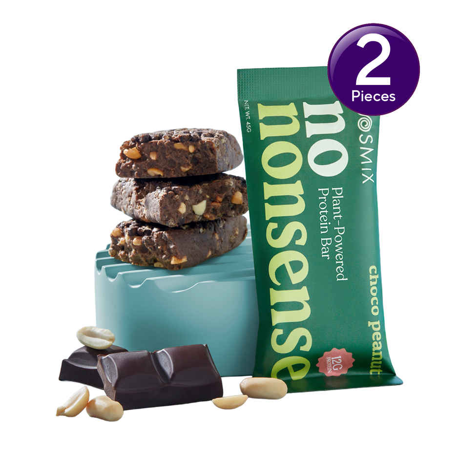 Cosmix No-Nonsense Protein Bar | Choco Peanut  |12g Protein Combo