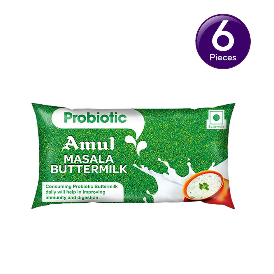 Amul Probiotic Spiced Buttermilk Combo    