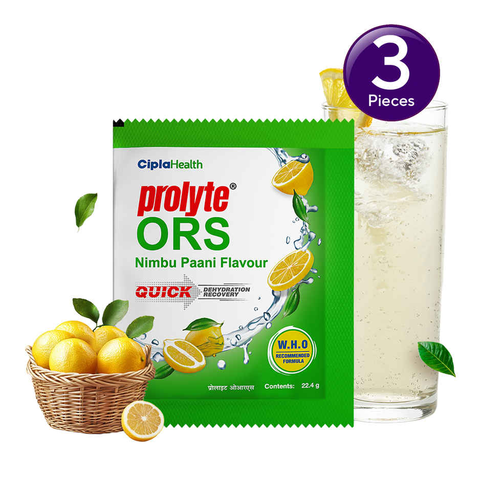 Prolyte ORS Powder | Nimbu Paani  Flavour Combo