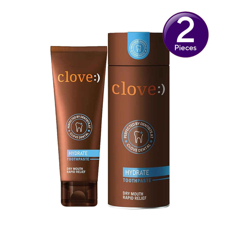 Clove Oral Care Hydrate Toothpaste | Dry Mouth Solution|Strengthens Mouth's Natural Defense Systems Combo