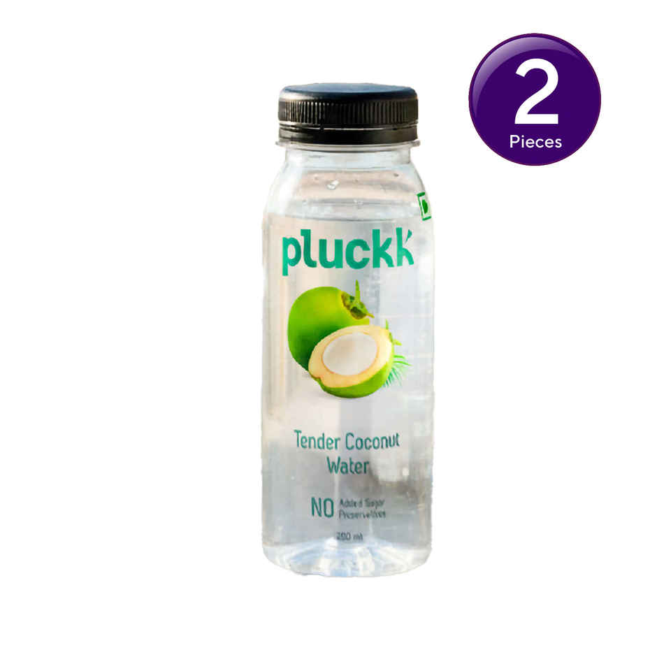 Pluckk Natural Tender Coconut Water | Hydration With Potassium & Electrolytes | No Preservatives | Combo