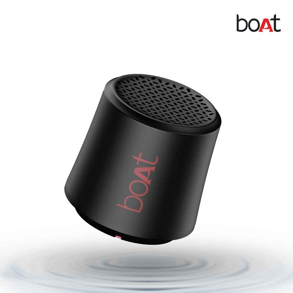 boAt Stone Uno BT Speaker w/ 3W Signature Sound | BTv5.3 | 6 Hours Playtime | Raging Black