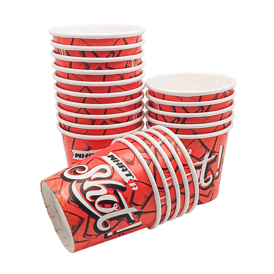 Shots Paper Glass | 60 ml | Pack of 20 | BAY6