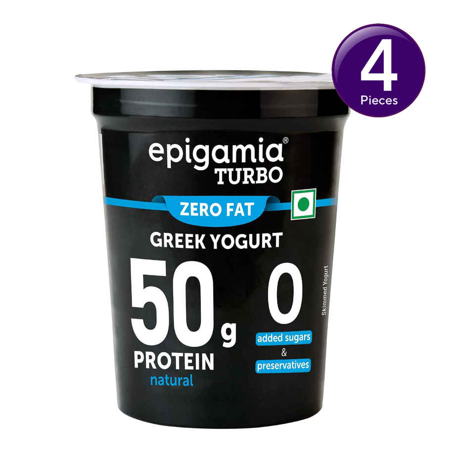 epigamia 50 g Protein Turbo Yogurt, Natural Combo  
