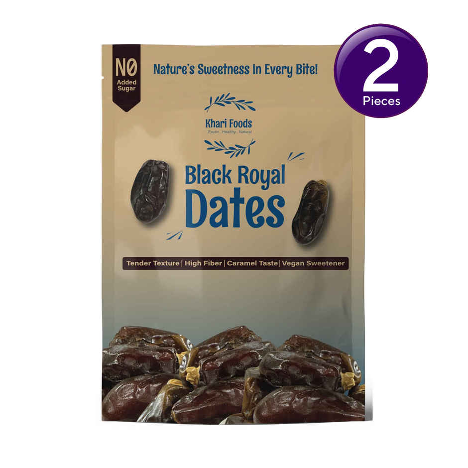 Khari Foods Black Royal Dates / Khajur Combo 