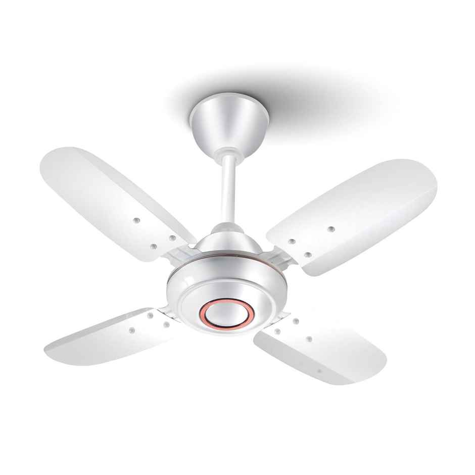 truTRTL Wave Ceiling Fan, 600mm/24 Inch, High-Speed, Energy Saving, Durable & Stylish, White