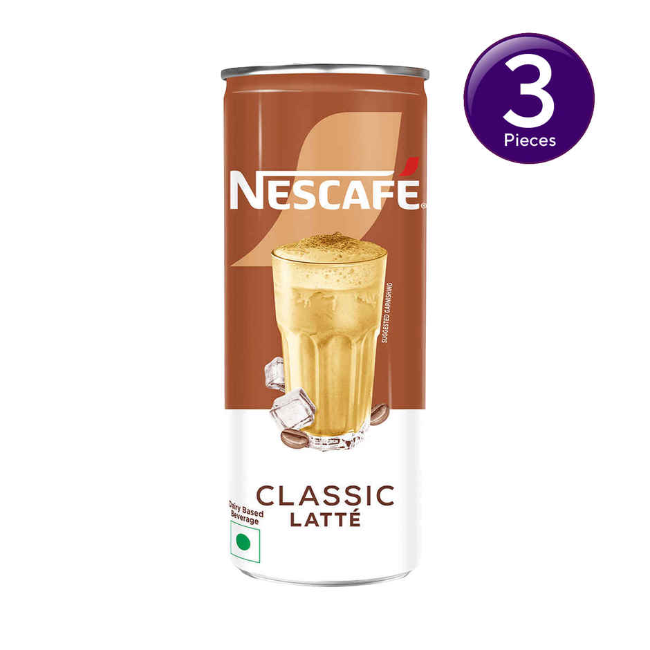 Nescafe Cafe Style Classic Latte Cold Coffee Combo 