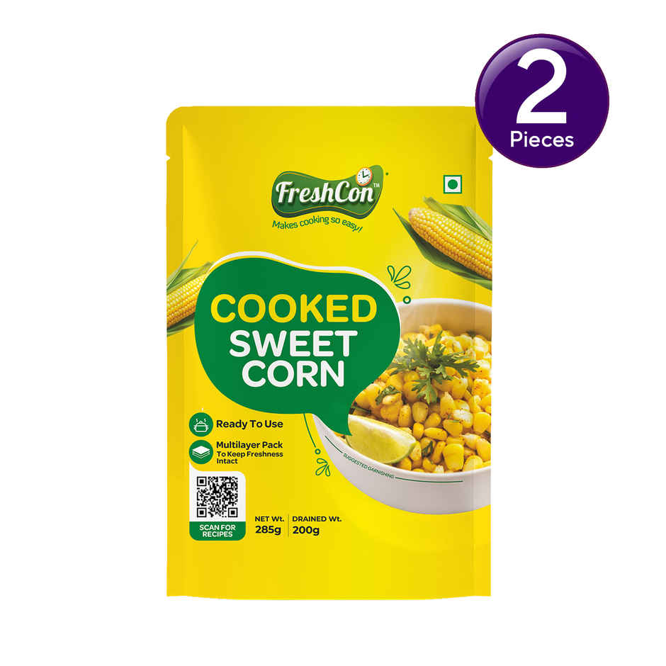 Freshcon Cooked Sweetcorn Kernel Combo 