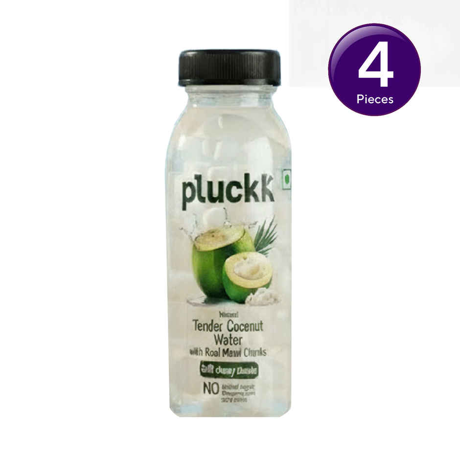 Pluckk Natural Tender Coconut Water With Real Malai Chunks|Hydration With Potassium & Electrolytes Combo 