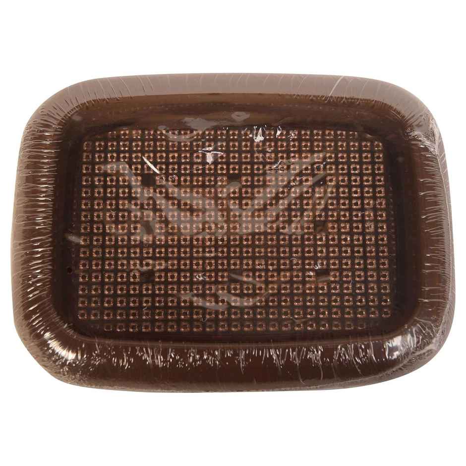 Nayasa Handy Twins Plastic Soap Case for Bathroom | Brown
