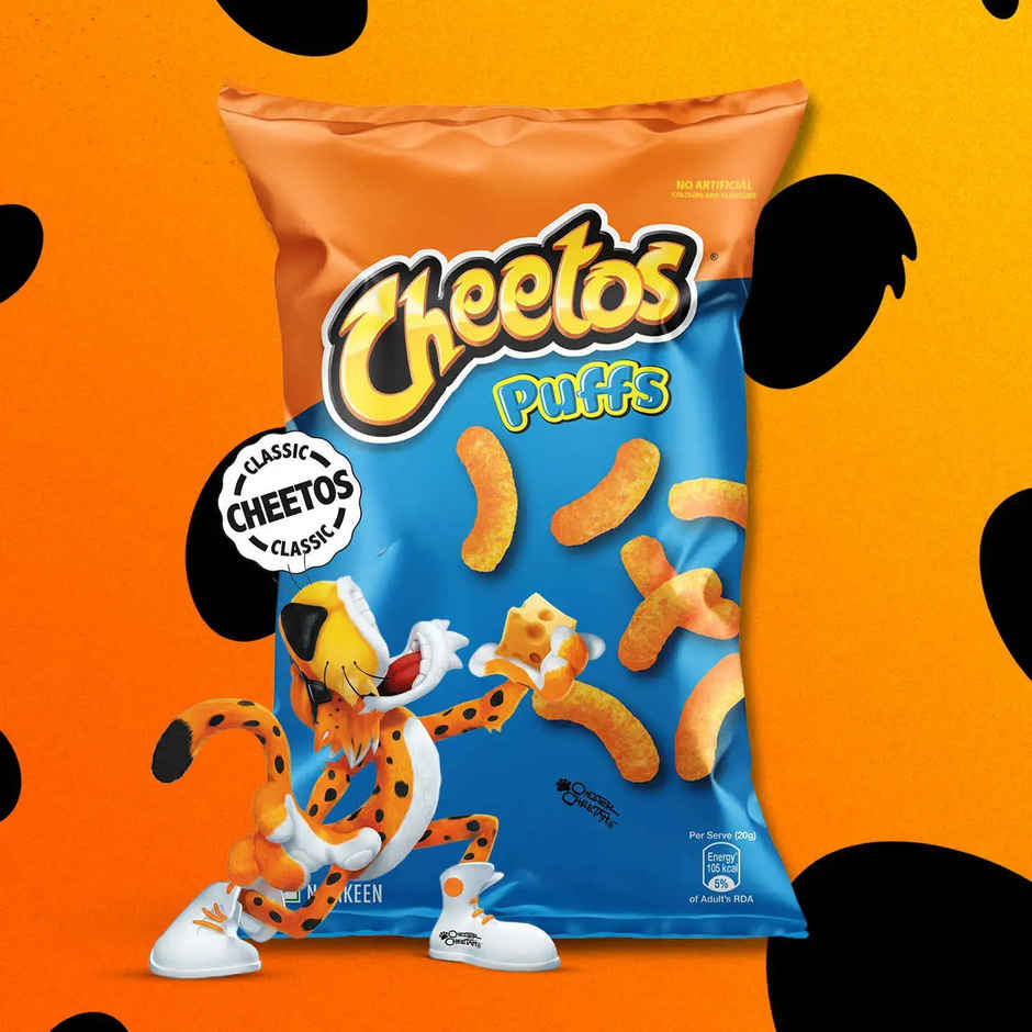 Cheetos Classic Puffs, Cheese Flavoured Corn Chips, Party Snacks