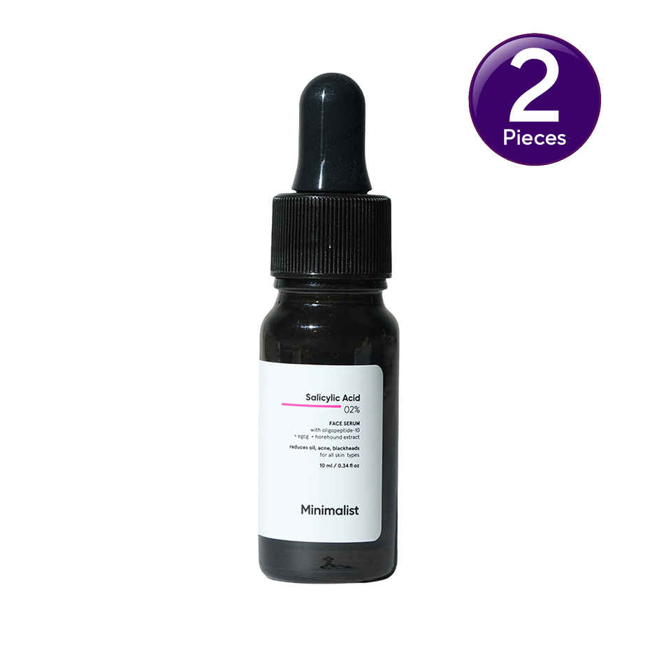 Minimalist Anti-Acne 2% Salicylic Acid Face Serum for All Skin Types Combo