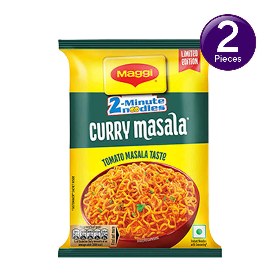 Maggi 2-Minute Instant Noodles, Curry Masala Taste Combo