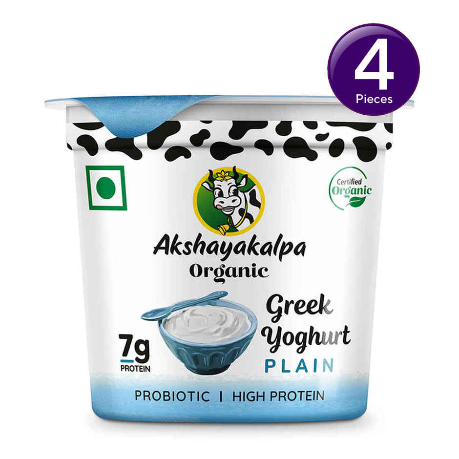 Akshayakalpa Organic Greek Yogurt - Natural Combo    