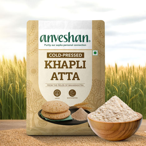 Anveshan Cold Pressed Khapli Atta