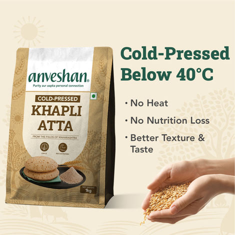 Anveshan Cold Pressed Khapli Atta