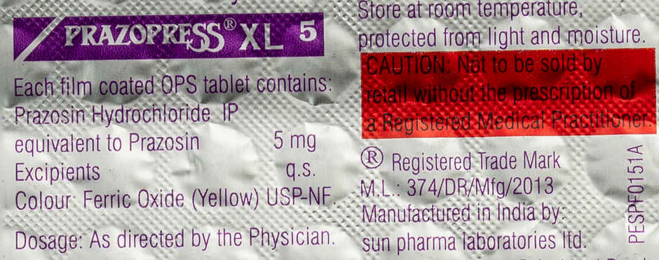 Prazopress XL 5 Tablet