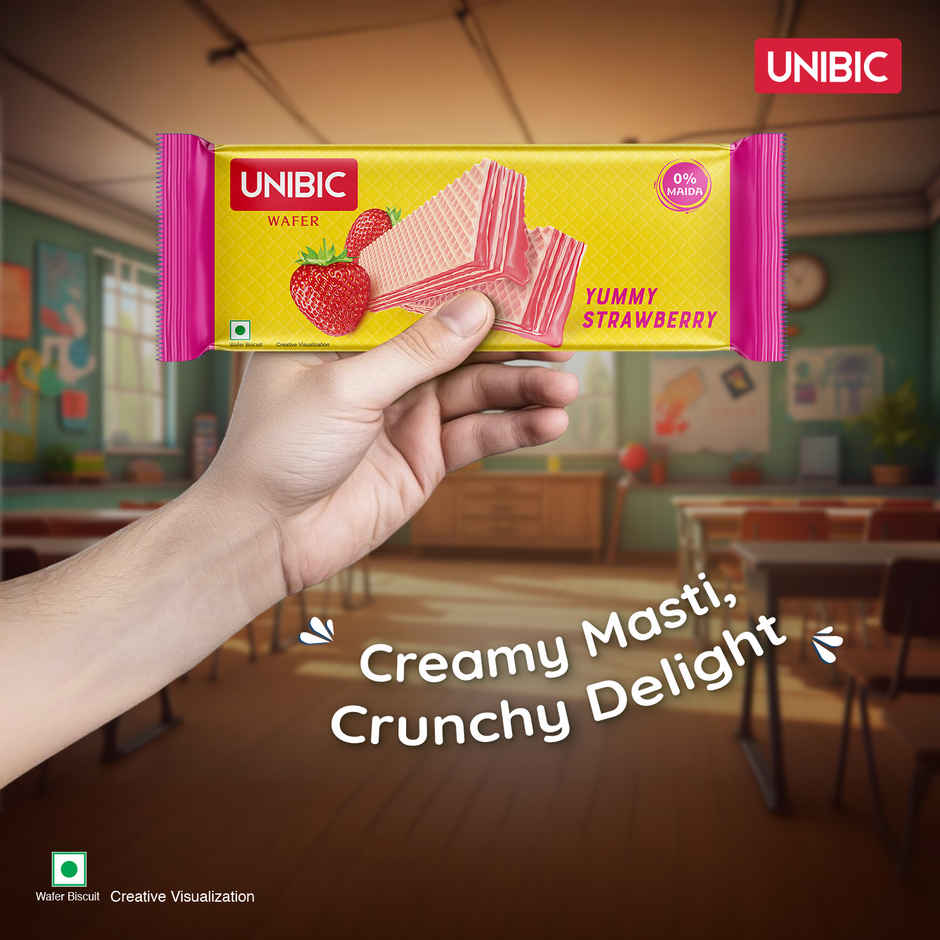 UNIBIC Cookies Wafer Yummy Strawberry