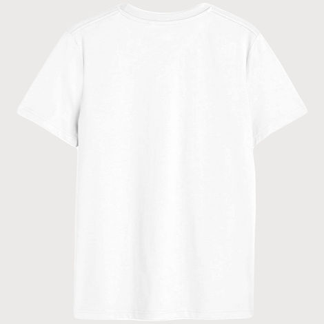 Bonorganik Men's Superman Graphic Printed T-shirt | White - M