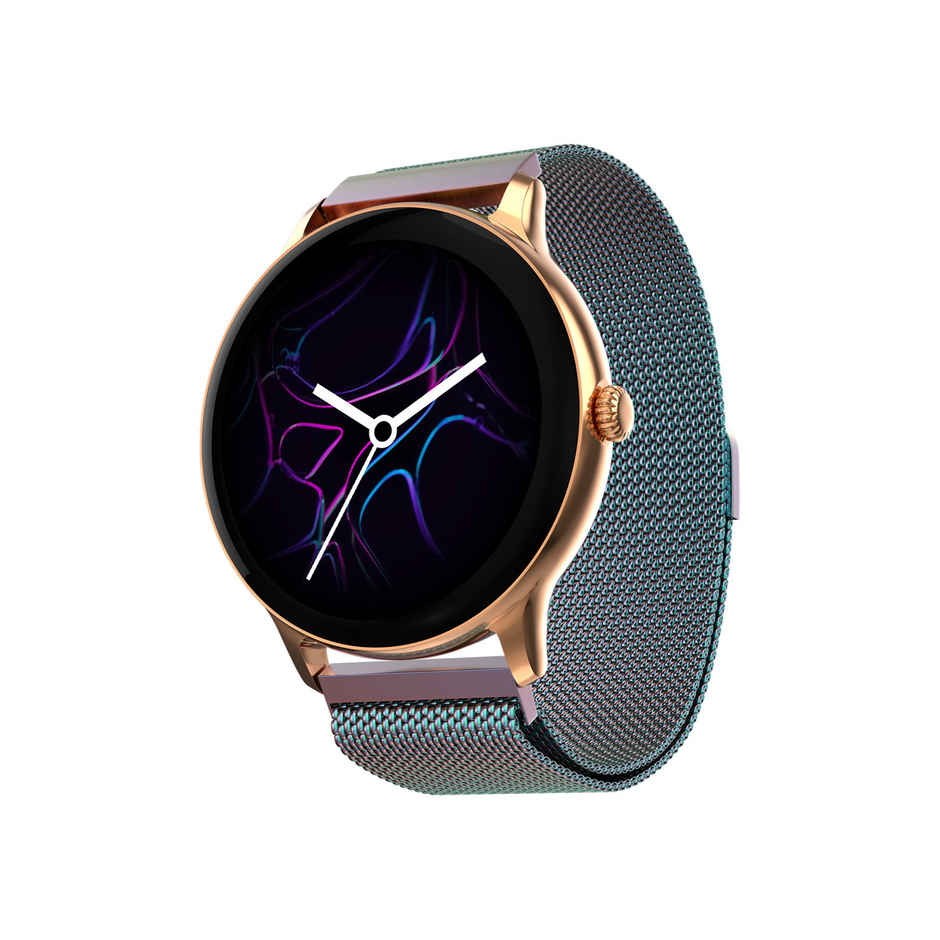 Fire-Boltt Ninja Talk Smartwatch | 1.69" Display | BT Calling - Steel Rainbow