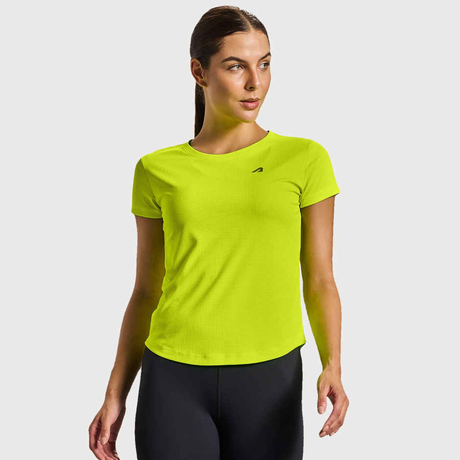 Boldfit Women's Sports T-shirt Quick Dry Fit | Fluoro - L