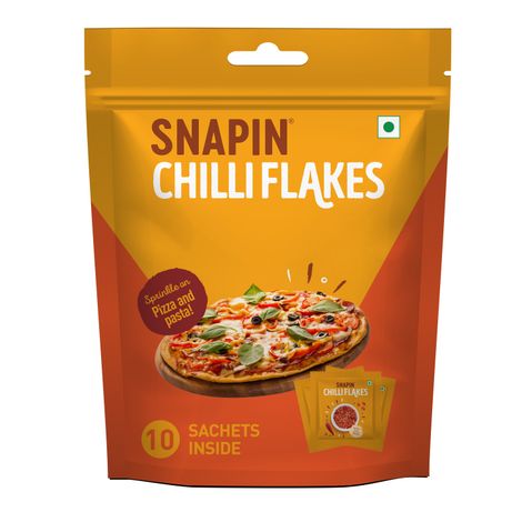 Snapin Chilli Flakes Sachet Pouch Combo 