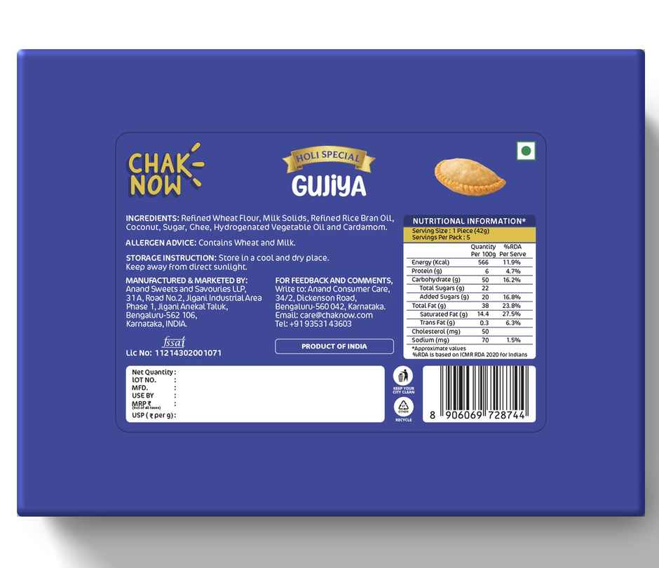 Chaknow Gujia by Chak Now