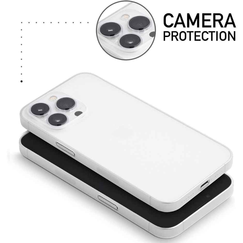 ExpressB for iPhone 16 Pro Case Back Cover Zero Drop Protect Ultra Thin Matte - White