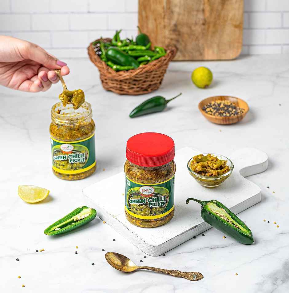 Dnv Green Chilli Pickle Ms