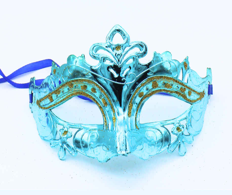 Glitter Eye Mask For Party | Colour May Vary | Se7en