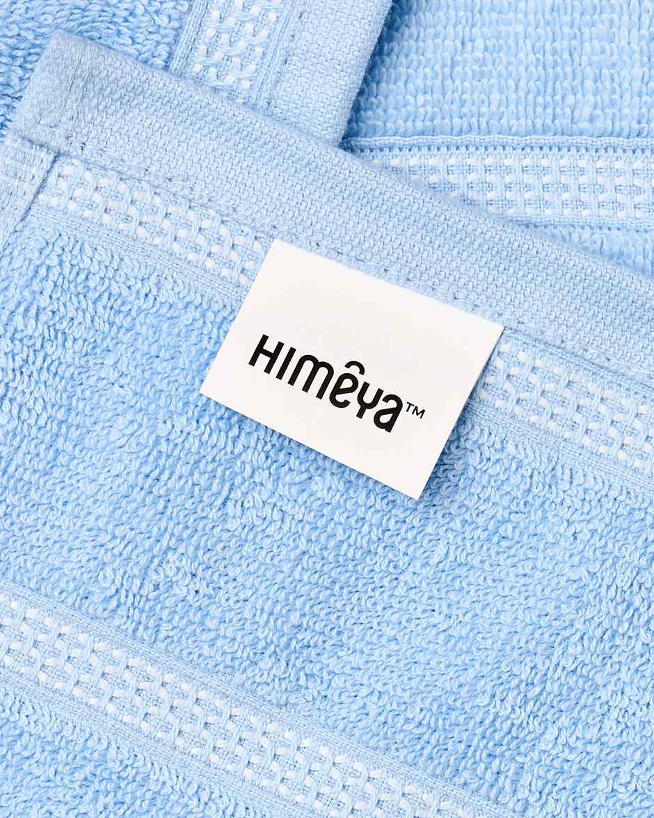 Himeya Zero Twist 350 GSM Cotton Bath Towel | Blue