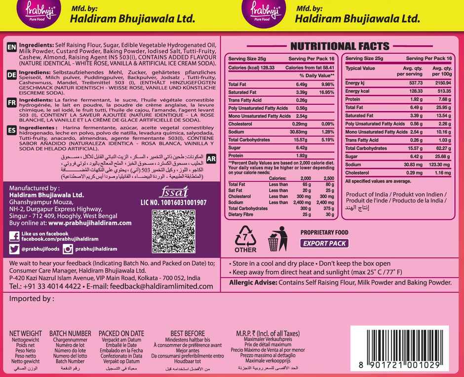 Haldiram Prabhuji Froot Bite Box