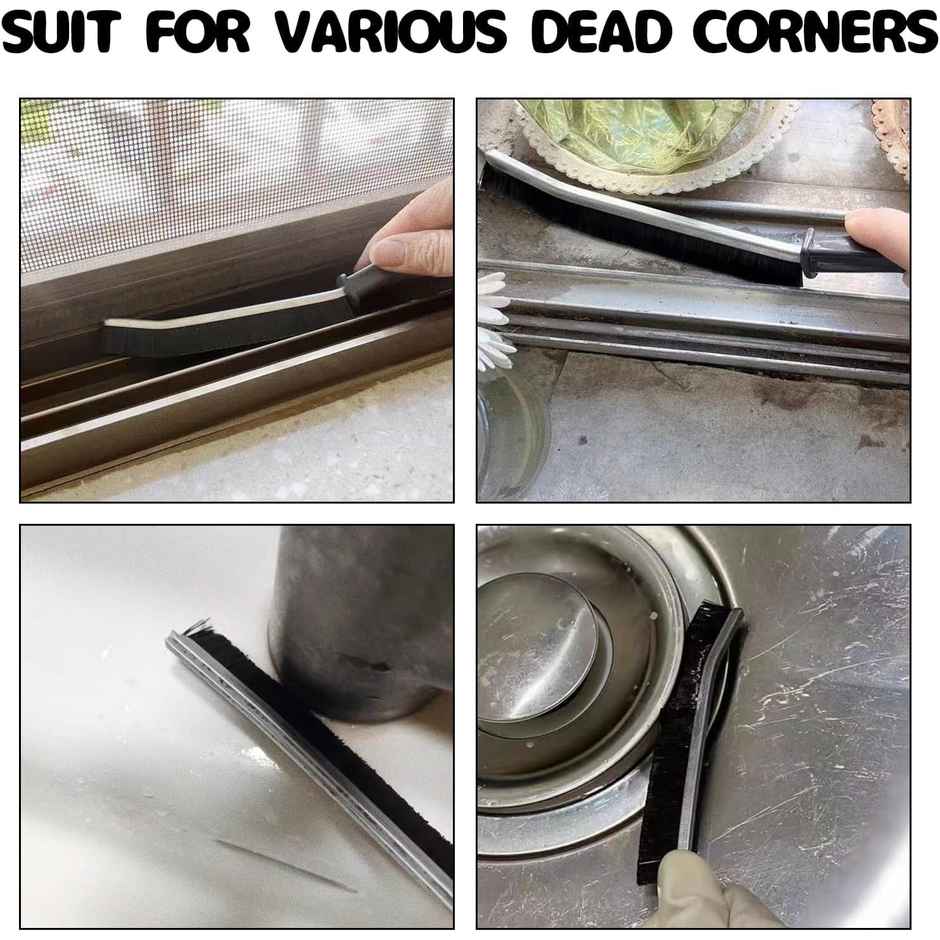 Perpetual 3 Gap Cleaning Brush | Hard Bristle | Bathroom Brush | Toilet